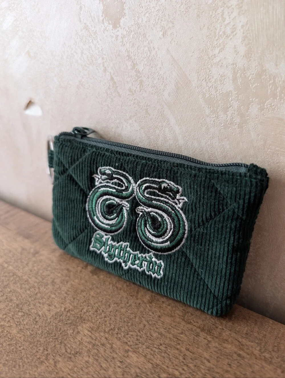 Vera Bradley Harry Potter Slytherin Snake Zip ID Case